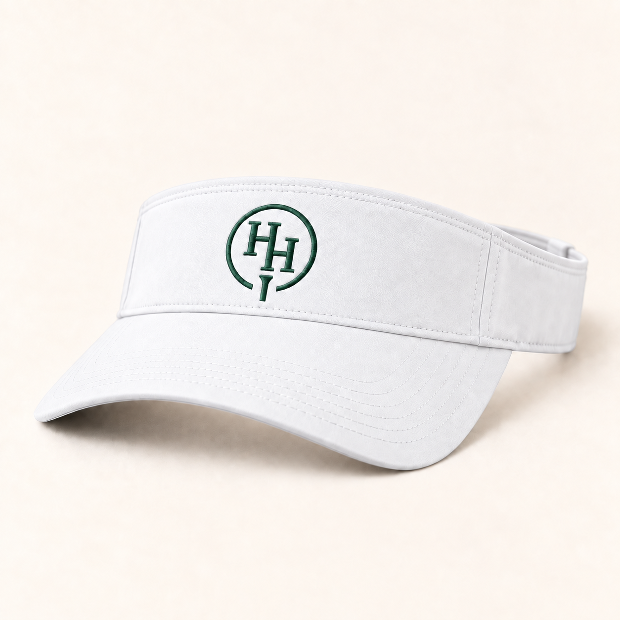 Concept white HH golf visor